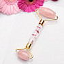 Rosehip massage roller with dried rose flowers