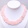 Rose cut wide necklace