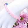 Rose quartz chakra bracelet with Buddha head