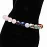 Chakra bracelet made of Buddhist rosary with elephant