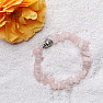 Rose quartz chopped Buddhist bracelet