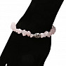 Rose quartz chopped Buddhist bracelet