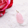 Rose quartz pendant Ag 925