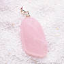 Rose quartz pendant Ag 925