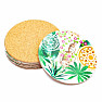 Set of 6 Feng Shui coasters Buddha's paradise