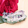 Set of three bracelets - crystal, fluorite and aventurine