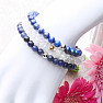 Set of three bracelets - lapis lazuli, sodalite, crystal