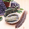 Sage blue smoking bundle small 10 cm