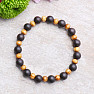 Contrasting bracelet made of sandalwood beads