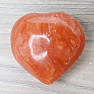 Selenite Orange Madagascar Heart