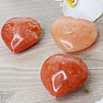 Selenite Orange Madagascar Heart