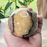 Septaria polished ball Madagascar 4