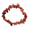 Carnelian bracelet and earrings set