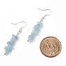 Aquamarine bracelet and earrings set