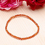 Spessartine bracelet AA quality ground beads extra