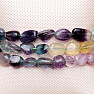 Fluorite rainbow bracelet extra made of tumbled stones