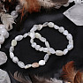 Moonstone white nugget bracelet