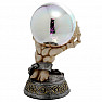 Metal orb lamp with LED lighting Skeleton's hand