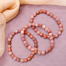 Moonstone orange bracelet beads 8 mm