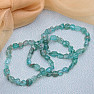 Apatite blue bracelet made of tumbled stones