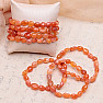 Carnelian bracelet made of tumbled stones