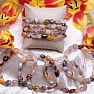 Botswana agate nugget men&#39;s bracelet