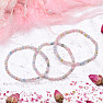 Morganite - beryl pink emerald bracelet A quality cut beads