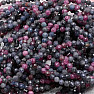 Sapphire and ruby bracelet extra AA quality cut beads