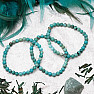 Turquoise beaded bracelet A quality 6 mm