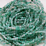 Emerald bracelet extra AA quality cut beads 3 mm