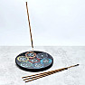 Talc Stand for Incense Sticks Chakra Symbols