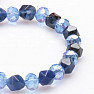 Sodalite cut glitter beaded bracelet