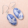 Sodalite earrings silver Ag 925 E470