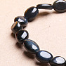 Hawk eye bracelet made of oval stones