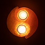 Yin Yang salt tea light candle holder