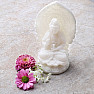 Feng Shui Kuan Jin alabaster statuette