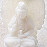 Feng Shui Kuan Jin alabaster statuette