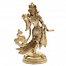 Feng Shui statuette of the dancing goddess Green Tara brass