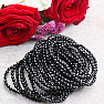 Spinel black bracelet extra AA quality cut beads