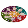 Talc stand for incense sticks Flower mandala