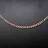 Chain figaro style stainless steel in gold color 45 cm