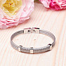 Watch Band stainless steel bracelet in silver color