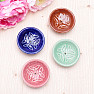 Incense stick stands set of 4 colored ceramics