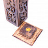 Tower wooden stand for incense sticks Srinagar brown