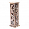 Tower wooden stand for incense sticks Srinagar white