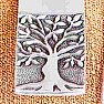 Aluminum stand for incense sticks with the Tree of Life