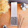 Aluminum stand for incense sticks with Flower of Life