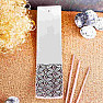 Aluminum stand for incense sticks with Flower of Life