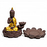 Stand for fragrant cones with flowing smoke Buddha