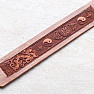 Wood Feng Shui incense stick stand with dragon